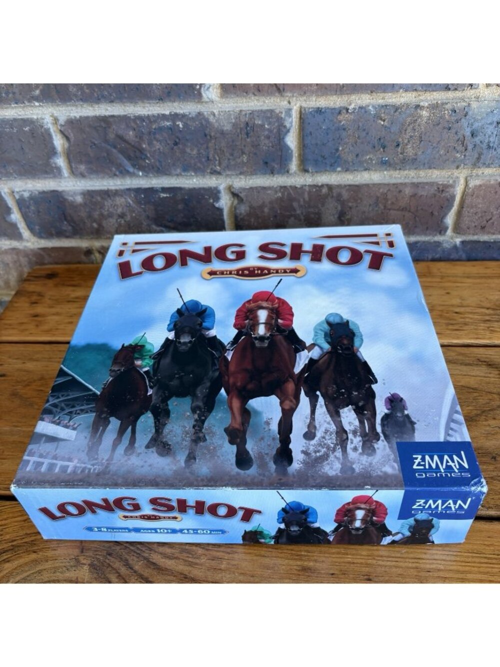 Long Shot Board Game By Chris Hardy Z-Man Games COMPLETE